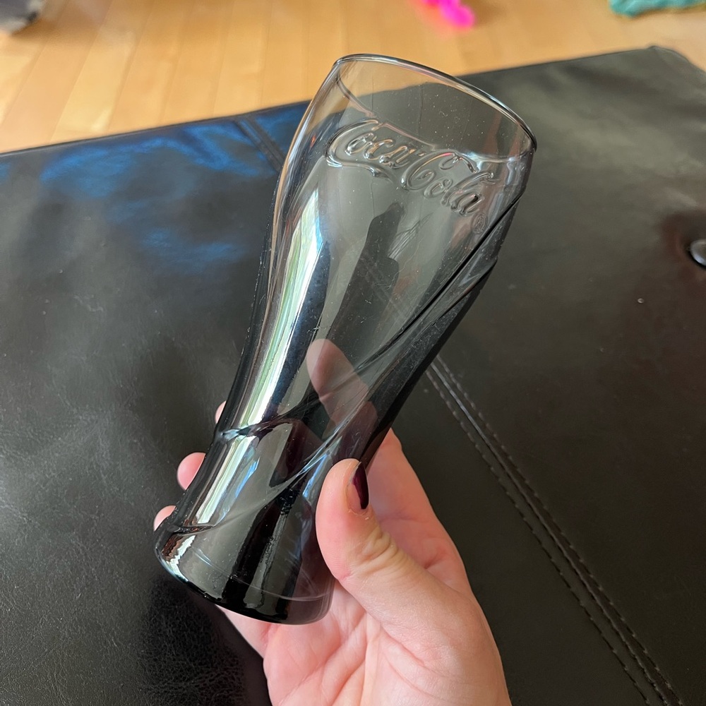 Coca-Cola Glass Tumbler Black